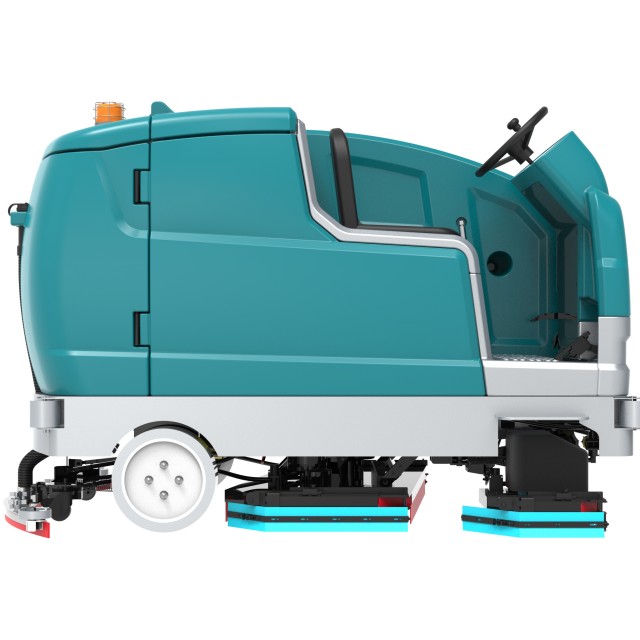 स्क्रबिंग और स्वीपिंग के साथ X20C औद्योगिक फ़्लोर स्क्रबर एक मशीन में दो कार्य